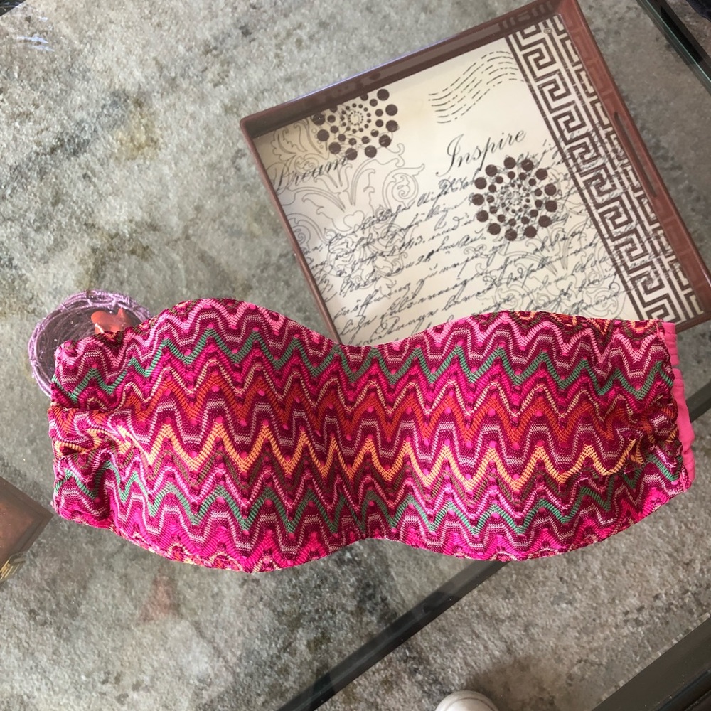 Bandeau bikini top